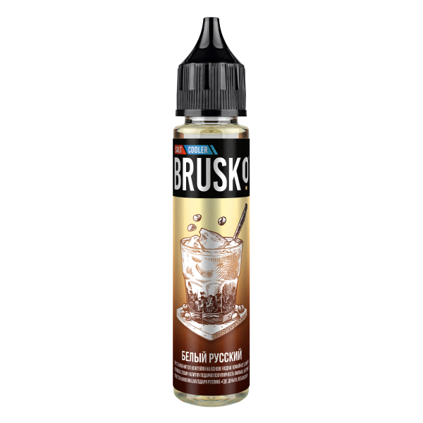 Жидкость Brusko Salt  Белый Русский 30 мл в Новом Уренгое