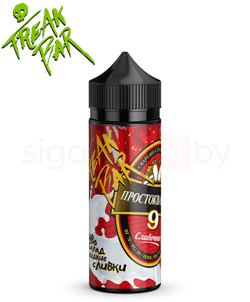 Жидкость Freak Bar Prostokvashino 9 Slivochnoe (Сливки Пиво) (120 мл, 0 мг/мл) в Новом Уренгое