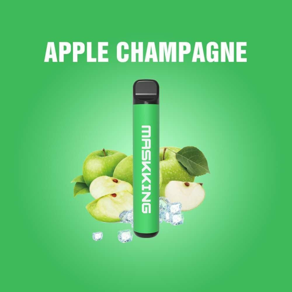 Одноразовая электронная сигарета Maskking High Pro Apple Champagne (Яблочное Шампанское) 1000 затяжек в Новом Уренгое