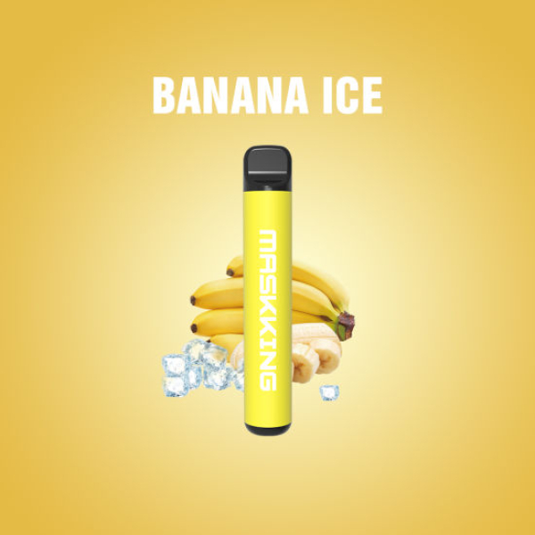 Одноразовая электронная сигарета Maskking High Pro Banana Ice (Ледяной Банан) 1000 затяжек в Новом Уренгое