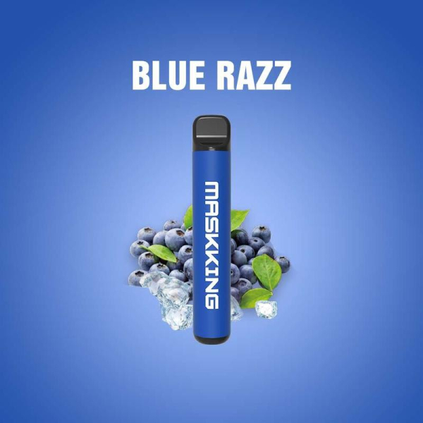 Одноразовая электронная сигарета Maskking High Pro Blue Razz (Черничный Рай) 1000 затяжек в Новом Уренгое