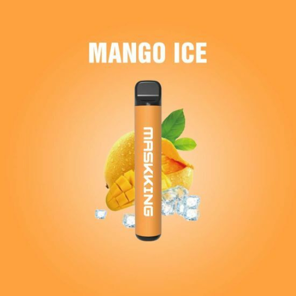 Одноразовая электронная сигарета Maskking High Pro Mango Ice (Манговый Лёд) 1000 затяжек в Новом Уренгое