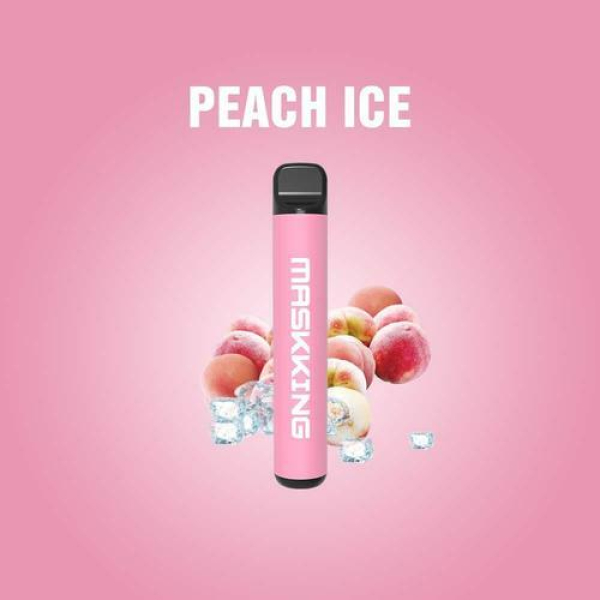 Одноразовая электронная сигарета Maskking High Pro Peach Ice (Персиковый Рай) 1000 затяжек в Новом Уренгое