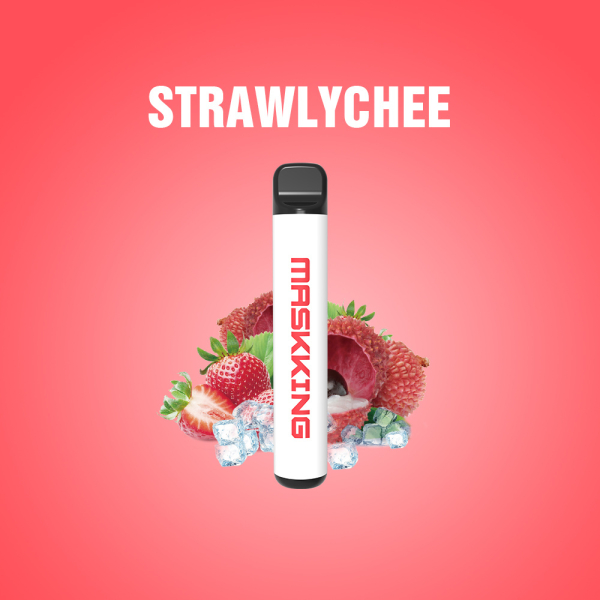 Одноразовая электронная сигарета Maskking High Pro Strawlychee (Клубника Личи) 1000 затяжек в Новом Уренгое