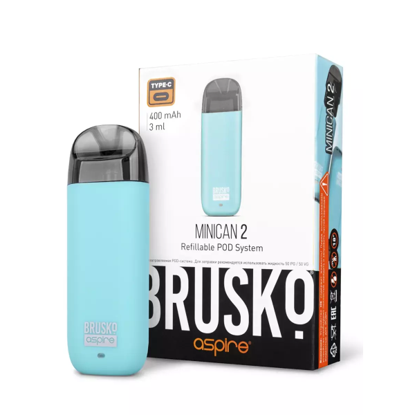 Brusko MINICAN 2 (400 мАч, Бирюзовый) в Новом Уренгое
