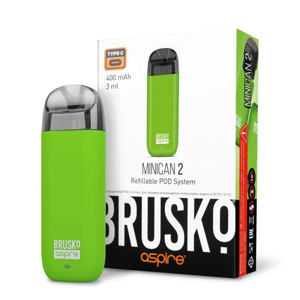 Brusko MINICAN 2 (400 мАч, Зеленый) в Новом Уренгое