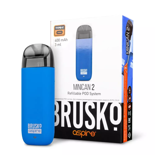 Brusko MINICAN 2 (400 мАч, Синий) в Новом Уренгое