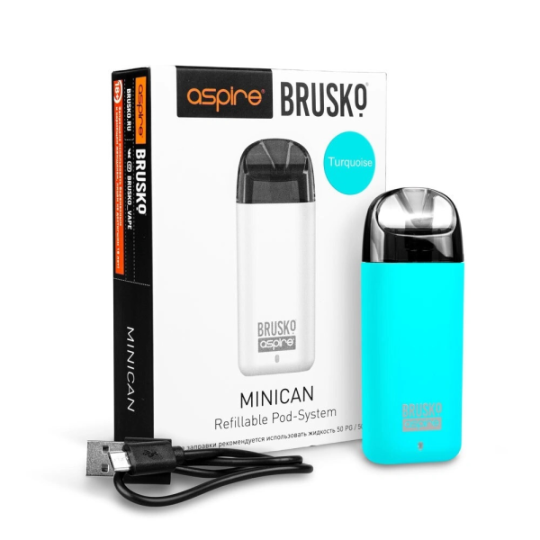 Brusko MINICAN plus (850 мАч, Бирюзовый) в Новом Уренгое