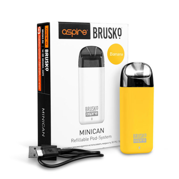 Brusko MINICAN plus (850 мАч, Желтый) в Новом Уренгое