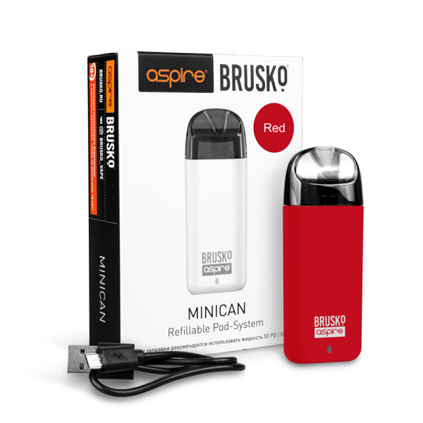 Brusko MINICAN plus (850 мАч, Красный) в Новом Уренгое