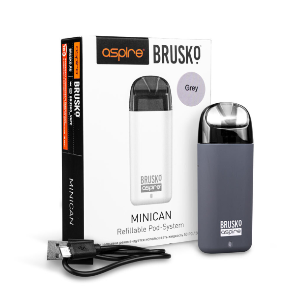 Brusko MINICAN (350 мАч, Серый) в Новом Уренгое