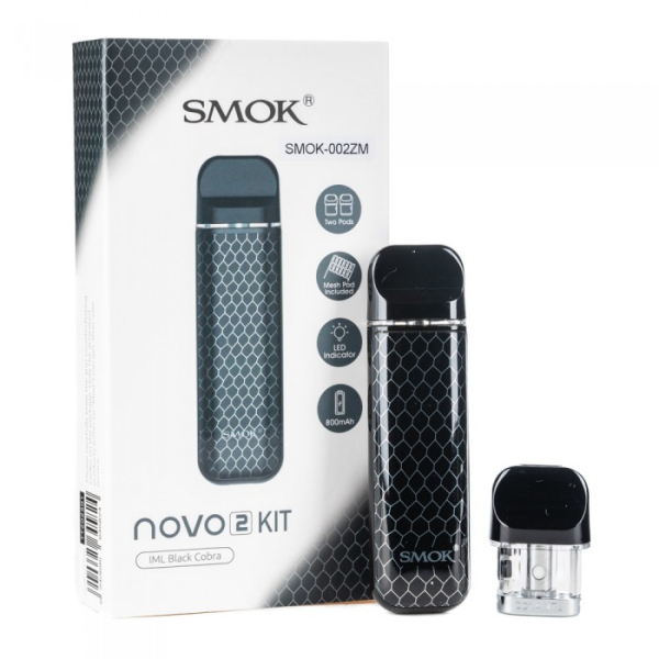 POD-система SMOK Novo 2 Pod 800 mAh Black Carbon в Новом Уренгое