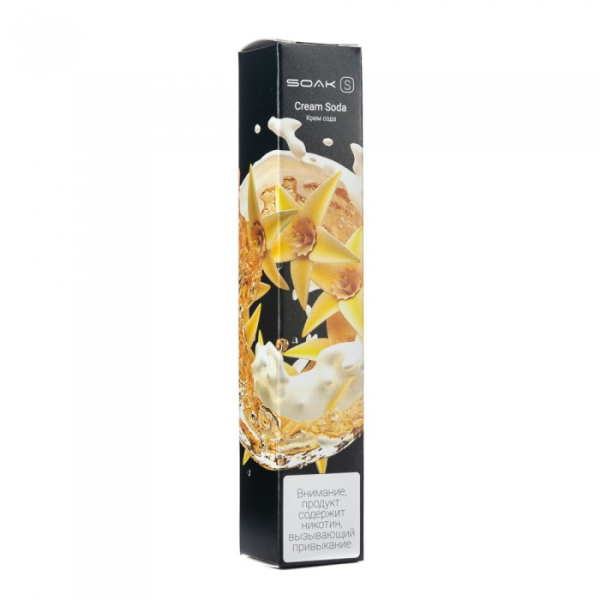 SOAK S Cream Soda (Крем сода), 2500 тяг в Новом Уренгое