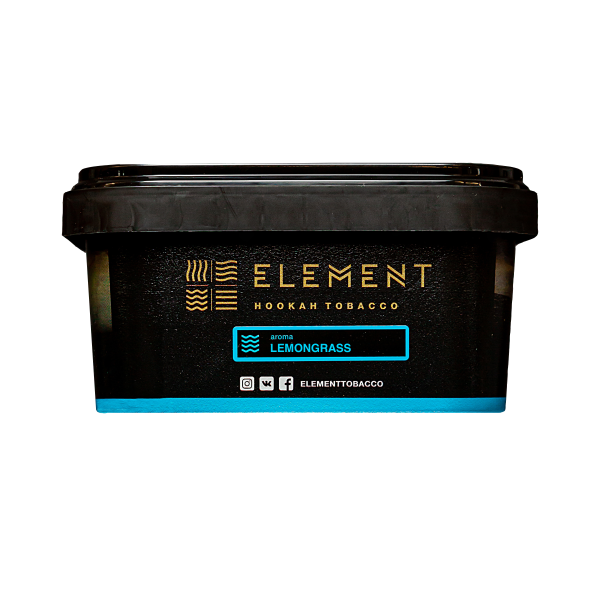 Табак Element Water Lemongrass 200 грамм в Новом Уренгое
