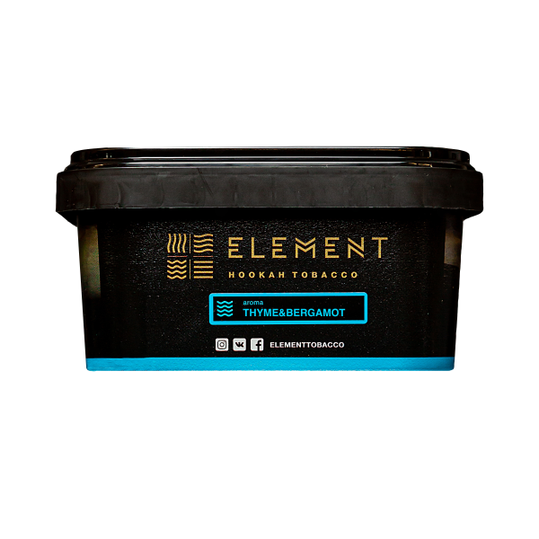 Табак Element Water Thyme Bergamot 200 грамм в Новом Уренгое