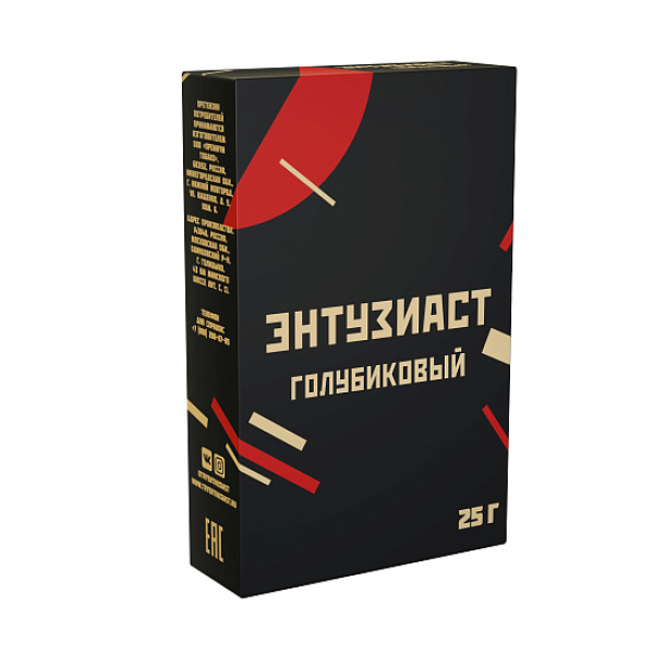 Табак ЭНТУЗИАСТ ГОЛУБИКОВЫЙ 25 гр в Новом Уренгое