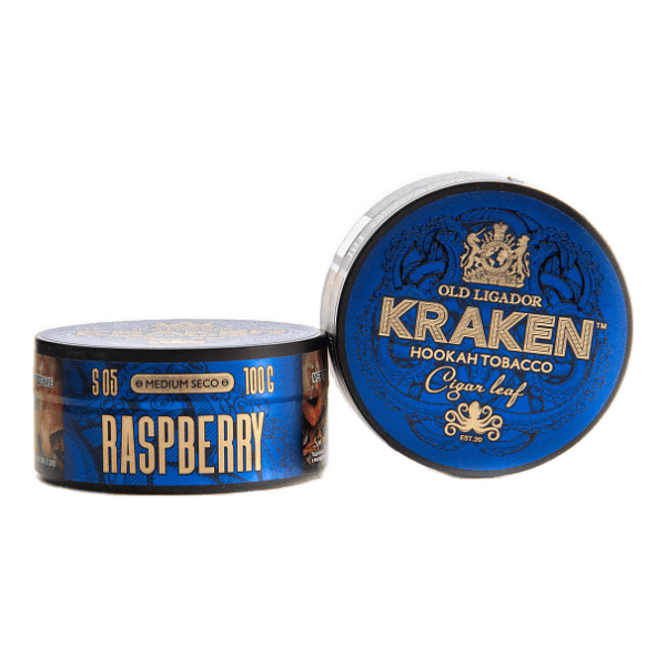 Табак Kraken Medium Seco Raspberry (Малина) 100 гр в Новом Уренгое