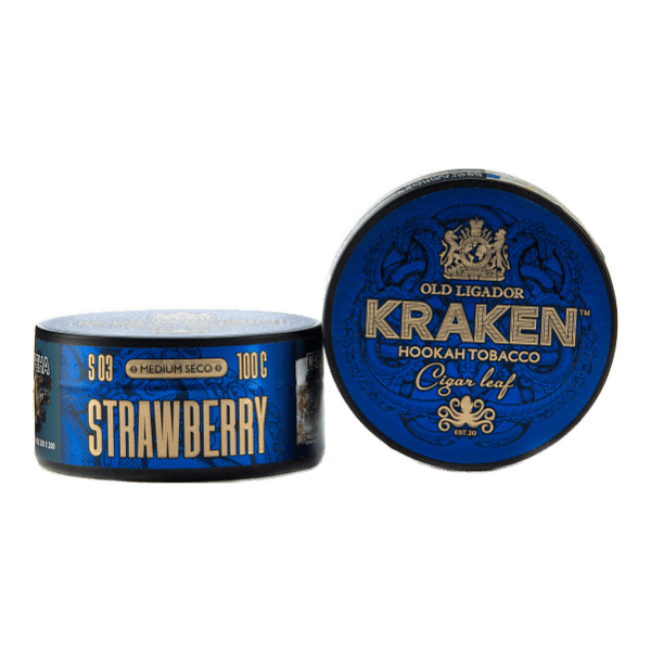 Табак Kraken Medium Seco Strawberr (Клубника) 100 гр в Новом Уренгое