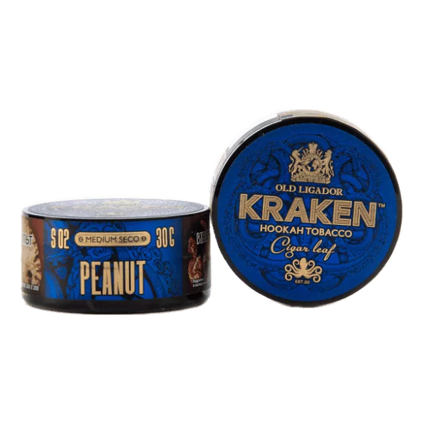 Табак Kraken Medium Seco Peanut (Арахис) 30 гр в Новом Уренгое