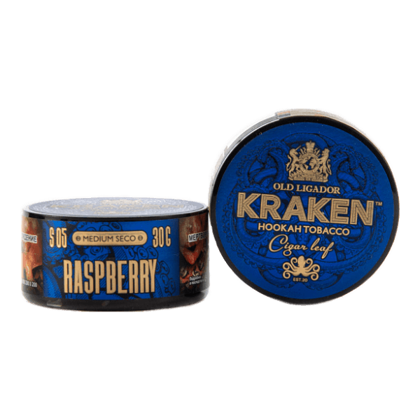 Табак Kraken Medium Seco Raspberry (Малина) 30 гр в Новом Уренгое