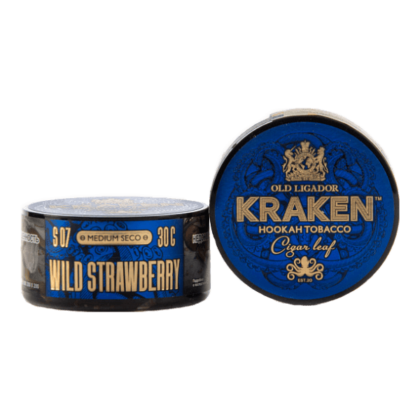 Табак Kraken Medium Seco wild strawberry (Земляника) 30 гр в Новом Уренгое