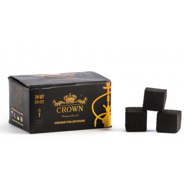 Уголь Crown Кокосовый 24 Шт (22 Мм) в Новом Уренгое