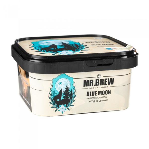Табак Mr Brew Blue Moon (Черника с мятой) 200 гр в Новом Уренгое