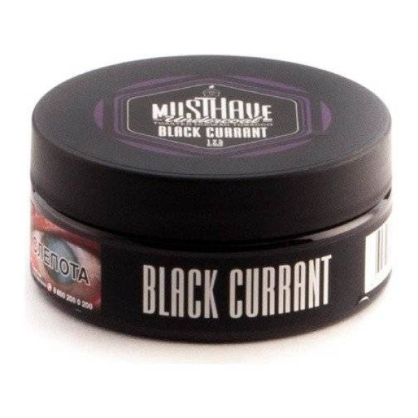 Табак Must Have Black Currant 125 грамм в Новом Уренгое
