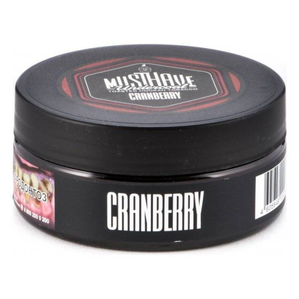 Табак Must Have Cranberry 125 грамм в Новом Уренгое