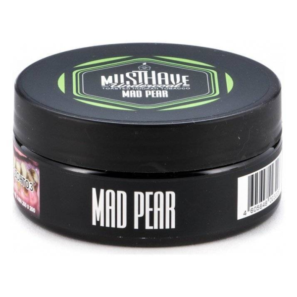 Табак Must Have Mad Pear 125 грамм в Новом Уренгое