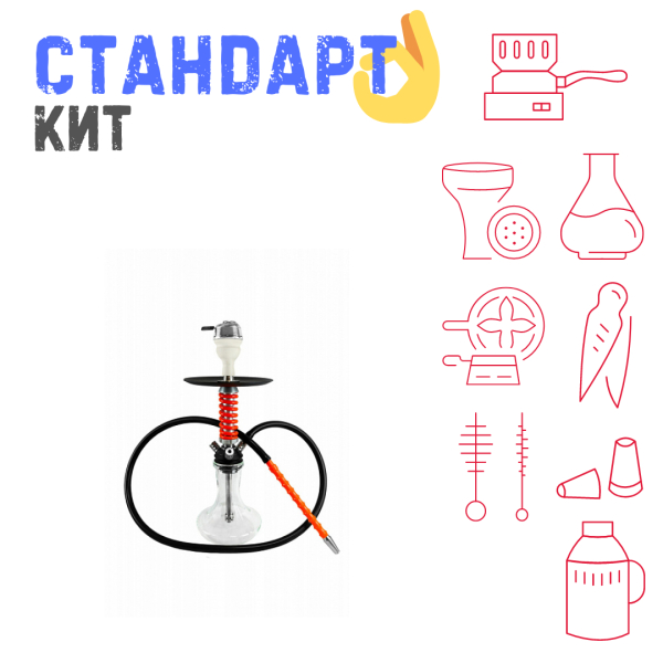 Набор с кальяном  Mamay Customs Micro Coilovers Red СТАНДАРТ в Новом Уренгое