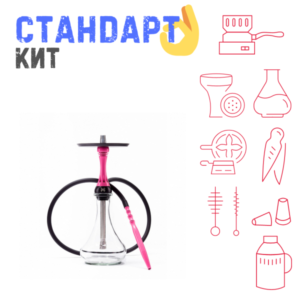 Набор с кальяном  Alpha Hookah X Rose СТАНДАРТ в Новом Уренгое