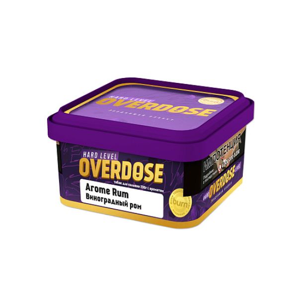 Табак OVERDOSE Aroma Rum 200 гр в Новом Уренгое