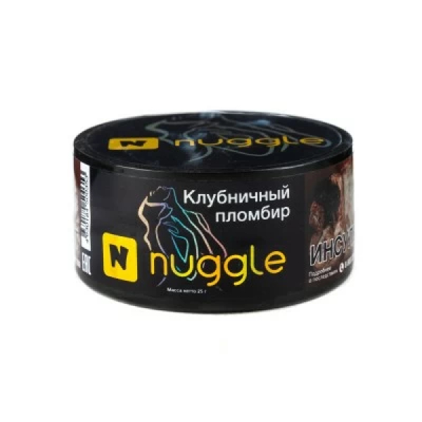 Табак Nuggle Клубничный пломбир 25 гр в Новом Уренгое