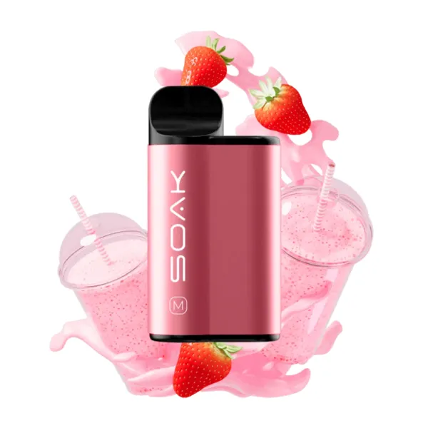 SOAK M Strawberry Cream dream (Клубничный милкшейк), 4000 тяг в Новом Уренгое