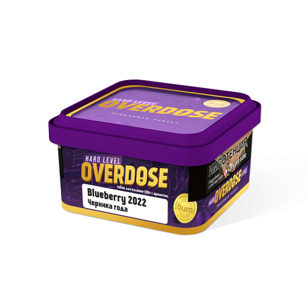 Табак OVERDOSE Blueberry (черника года) 200 гр в Новом Уренгое
