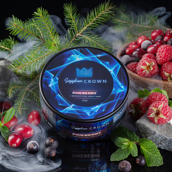 Табак Sapphire Crown Pineberry (Ягоды хвоя Мята) 100 гр в Новом Уренгое