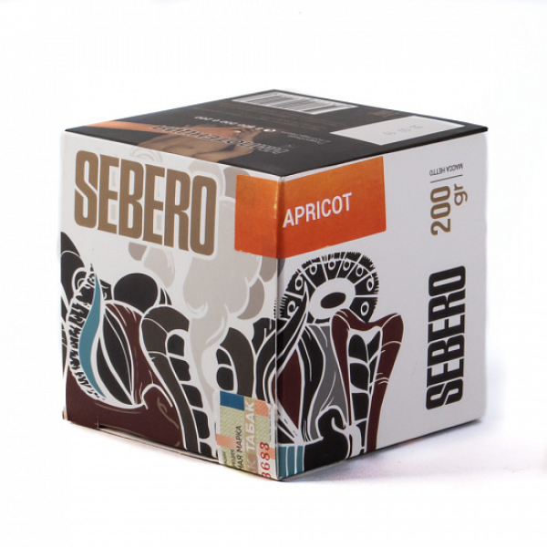 Табак SEBERO APRICOT 200 грамм в Новом Уренгое