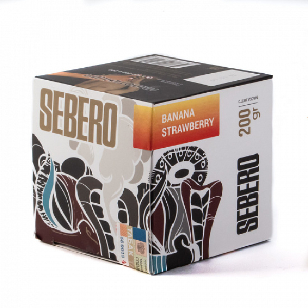 Табак SEBERO BANANA STRAWBERRY 200 грамм в Новом Уренгое