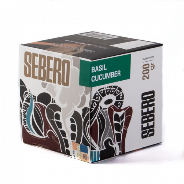 Табак SEBERO BASIL CUCUMBER 200 грамм в Новом Уренгое
