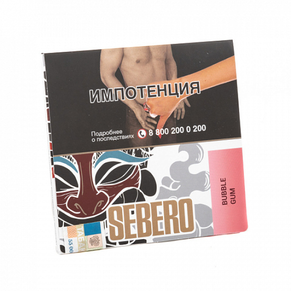 Табак SEBERO BUBBLE GUM 40 грамм в Новом Уренгое