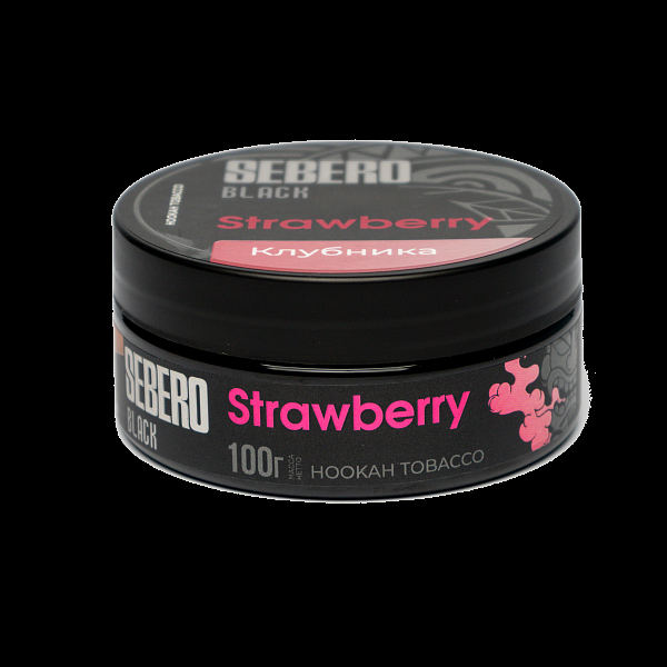 Табак SEBERO BLACK STRAWBERRY 100 гр в Новом Уренгое