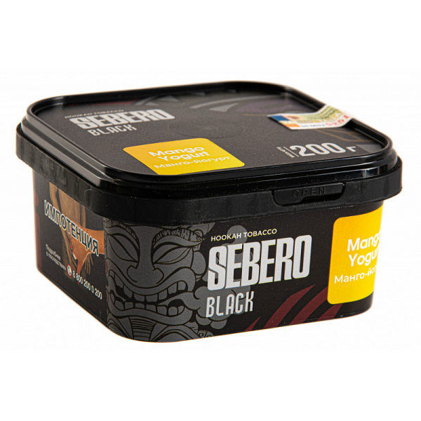 Табак SEBERO BLACK MANGO YOGURT 200 гр в Новом Уренгое