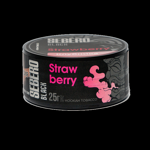 Табак SEBERO BLACK STRAWBERRY 25 гр в Новом Уренгое