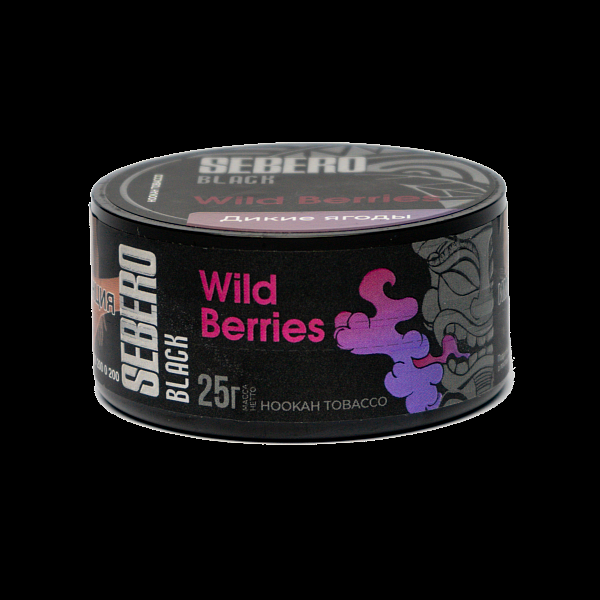 Табак SEBERO BLACK WILD BERRIES 25 гр в Новом Уренгое