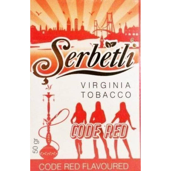 Табак Serbetli Code Red 50 грамм в Новом Уренгое