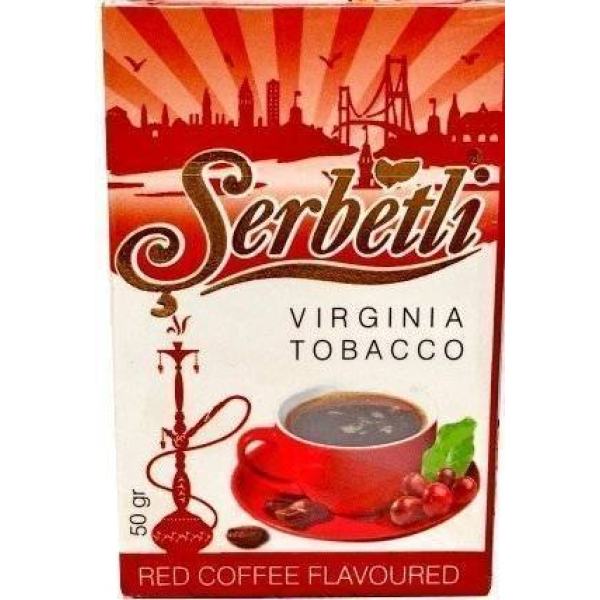 Табак Serbetli Red Coffee 50 грамм в Новом Уренгое