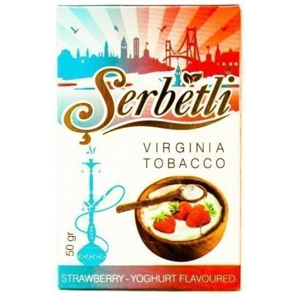 Табак Serbetli Strawberry Yoghurt 50 грамм в Новом Уренгое