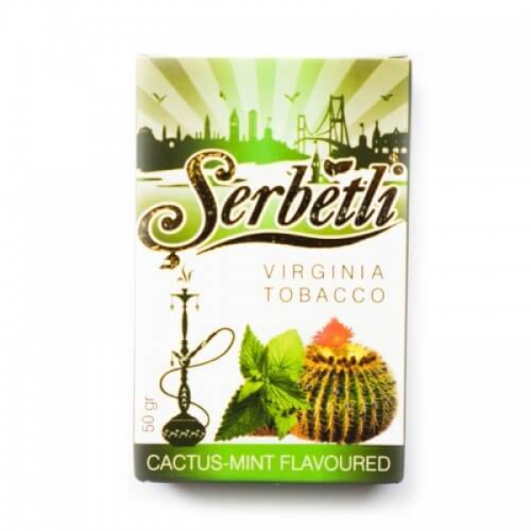 Табак Serbetli Cactus mint 50 грамм в Новом Уренгое