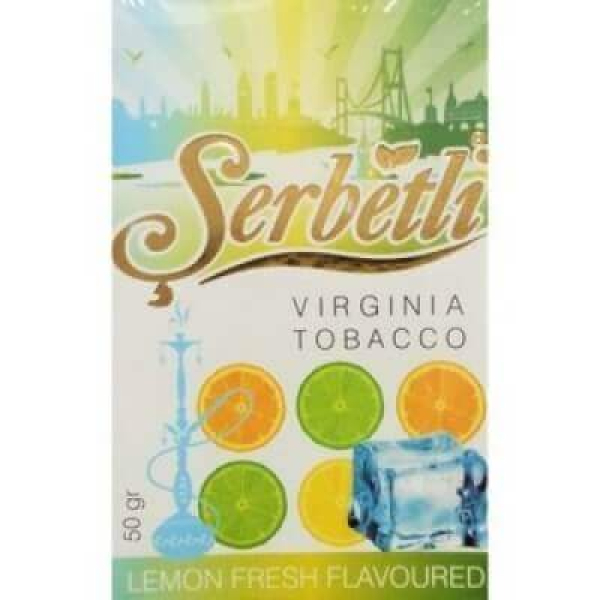 Табак Serbetli Lemon Fresh 50 грамм в Новом Уренгое